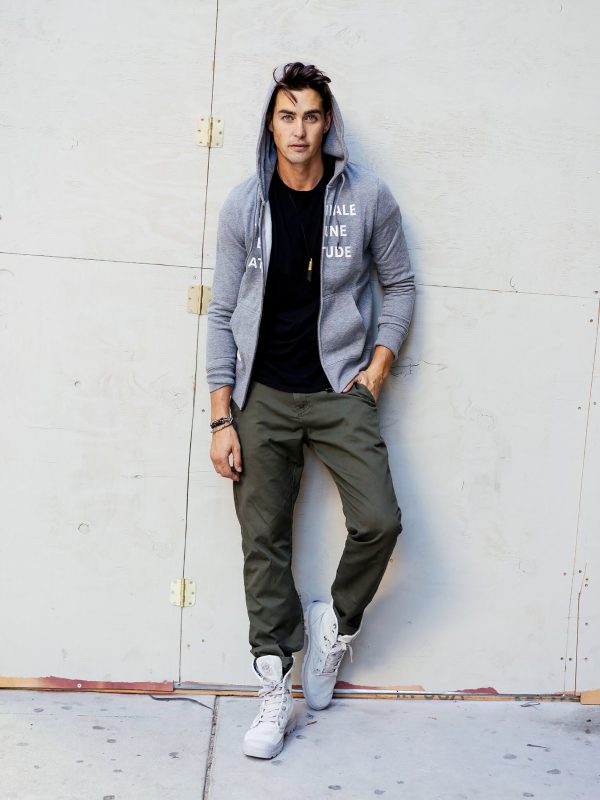 192419-004 | ORIGINALE ATTITUDE ZIP UP HOODY | DARK HEATHER GREY - Image 4