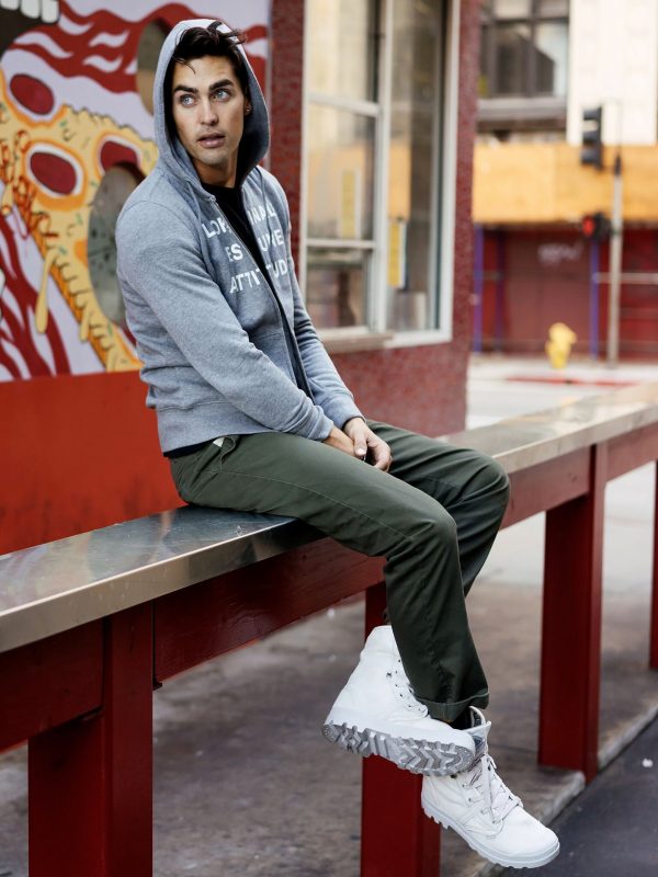 192419-004 | ORIGINALE ATTITUDE ZIP UP HOODY | DARK HEATHER GREY - Image 2