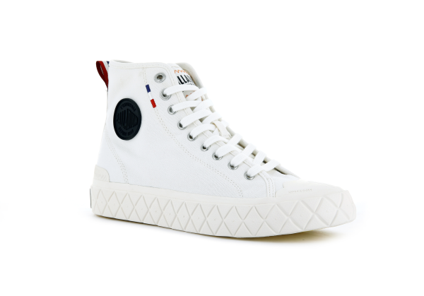 77015-116-M | PALLA ACE CANVAS MID | STAR WHITE - Image 2