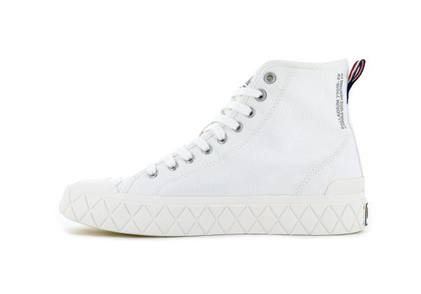 77015-116-M | PALLA ACE CANVAS MID | STAR WHITE - Image 4