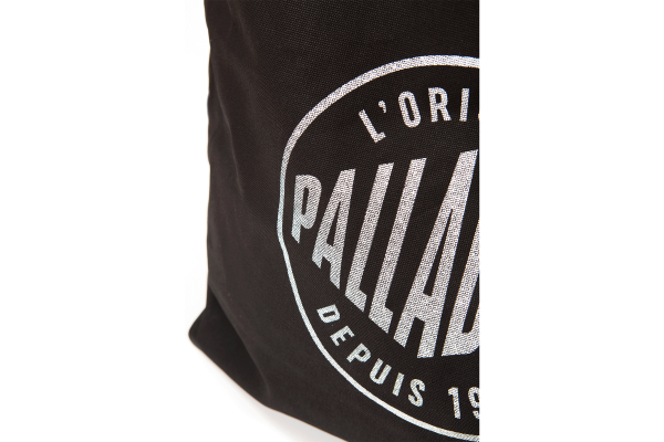 BG587-008 | ROUND LOGO TOTE BAG | BLACK - Image 7