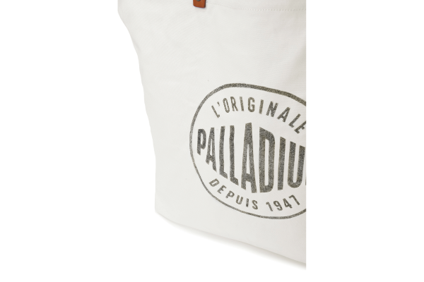 BG587-240 | ROUND LOGO TOTE BAG | IVORY - Image 7
